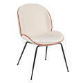 Nyt design spisestol hvid læderbille stol